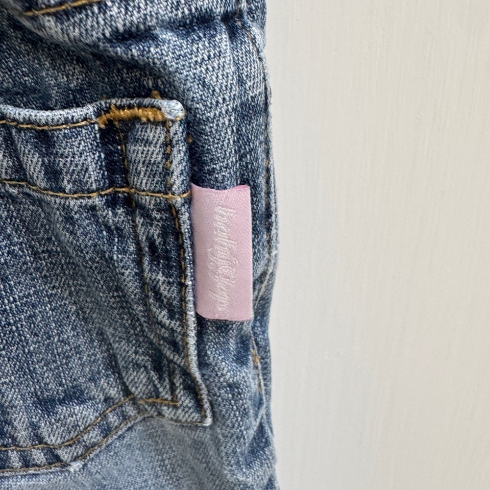Baby Gap 3T Girls Blue Denim Flare Jeans Pants - Picture 7 of 9